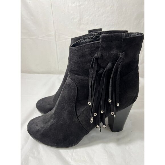 Breekelle's  western ankle boot fringe studded size 7.5 - Picture 9 of 10